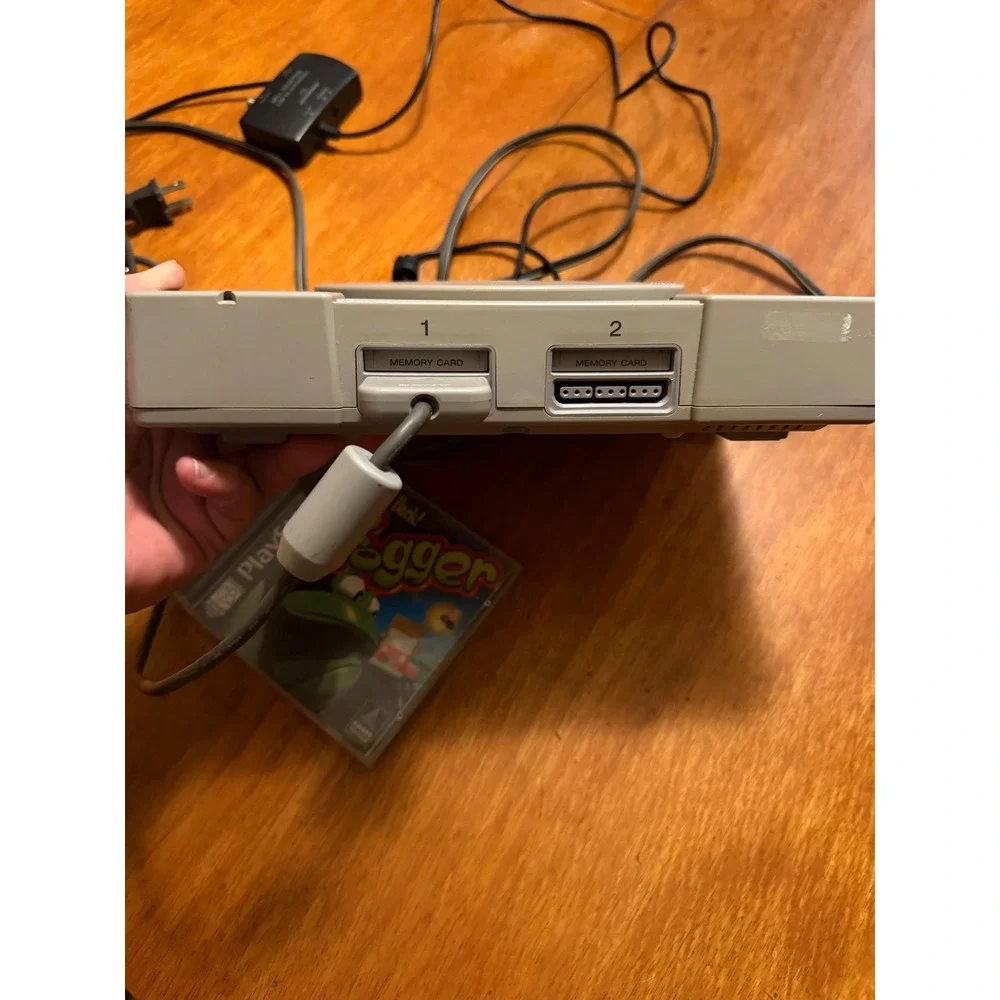 Sony PlayStation 1 PS1‎ Console Bundle SCPH-9001 Controller Frogger Tested 1999
